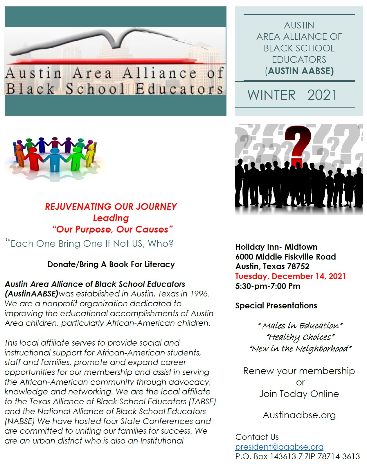 Austin AABSE 2021 Winter Meeting