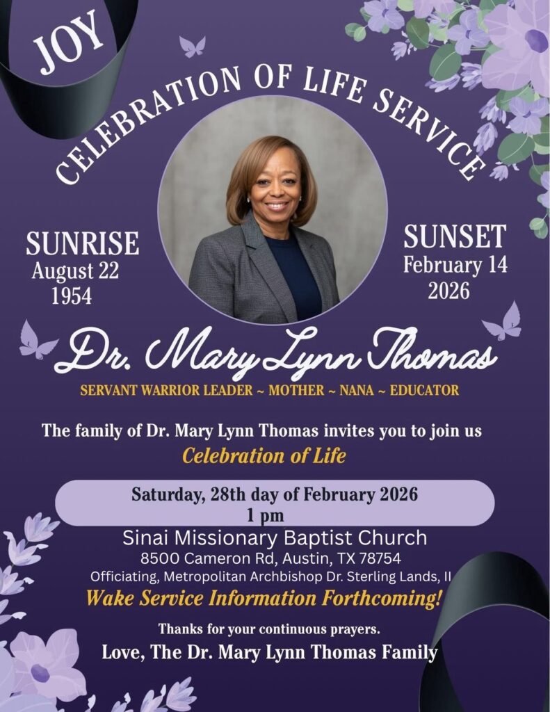 Dr. Mary Thomas - Celebration of Life